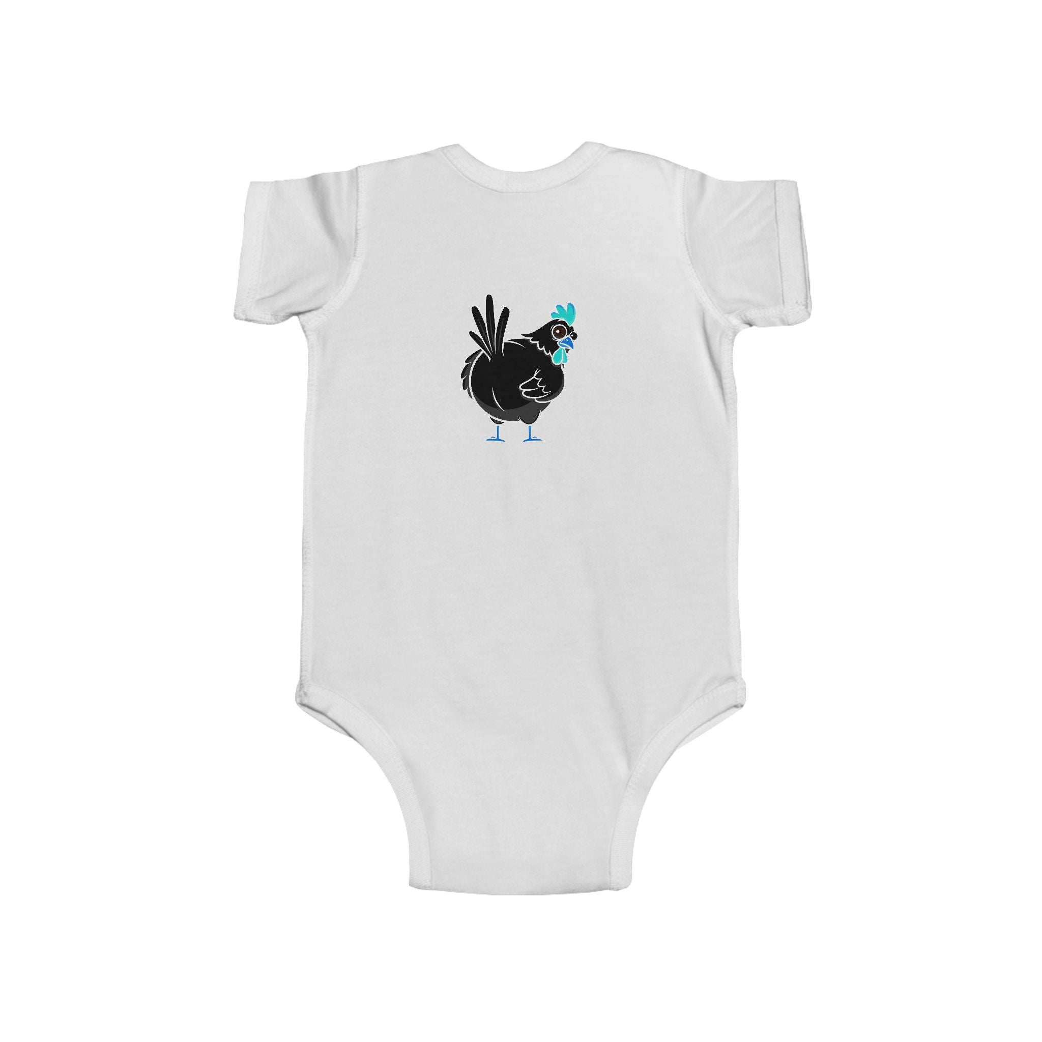 Funny Infant Bodysuit — "Guess What? Chicken Butt!" Baby Onesie