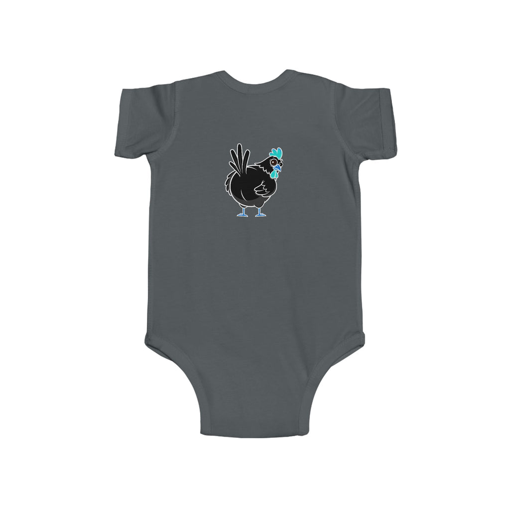 Funny Infant Bodysuit — "Guess What? Chicken Butt!" Baby Onesie