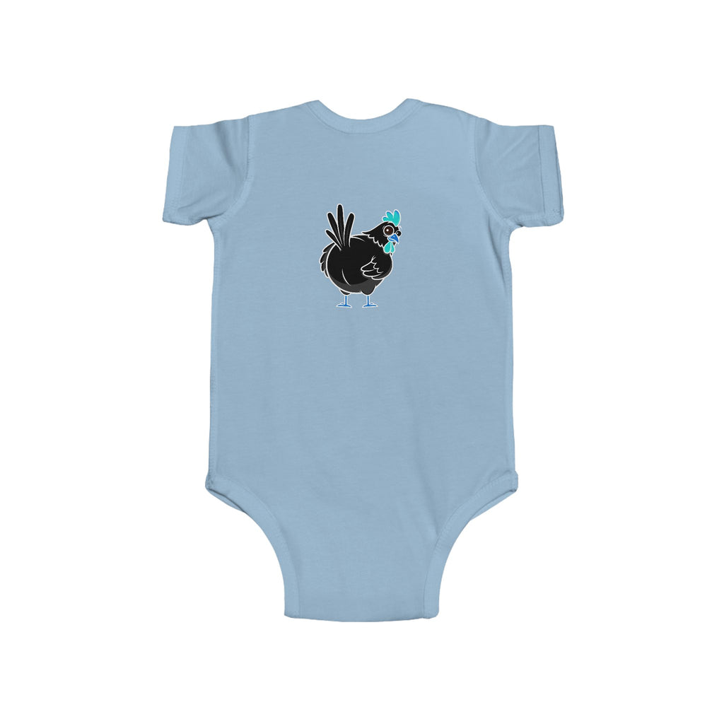 Funny Infant Bodysuit — "Guess What? Chicken Butt!" Baby Onesie