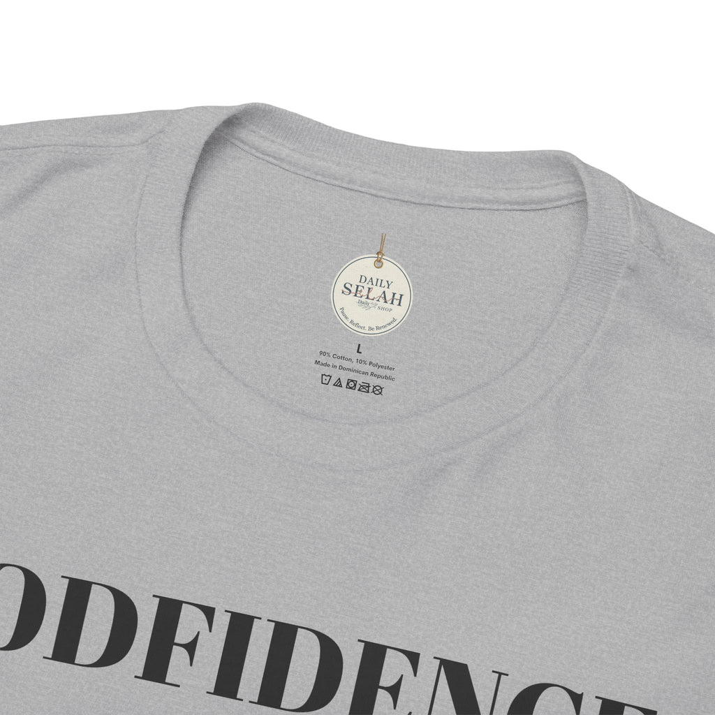 Godfidence definition tee | Christian faith shirt, faith-based typography