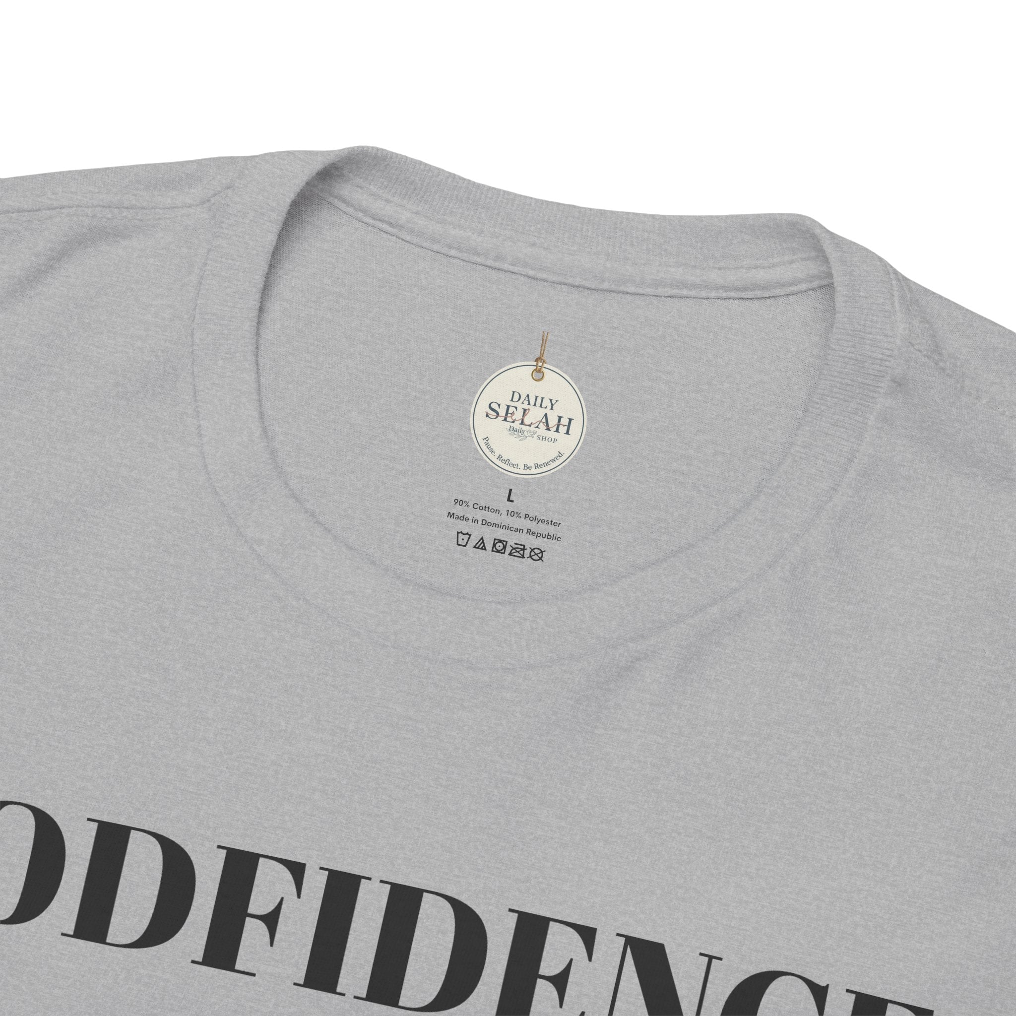 Godfidence definition tee | Christian faith shirt, faith-based typography