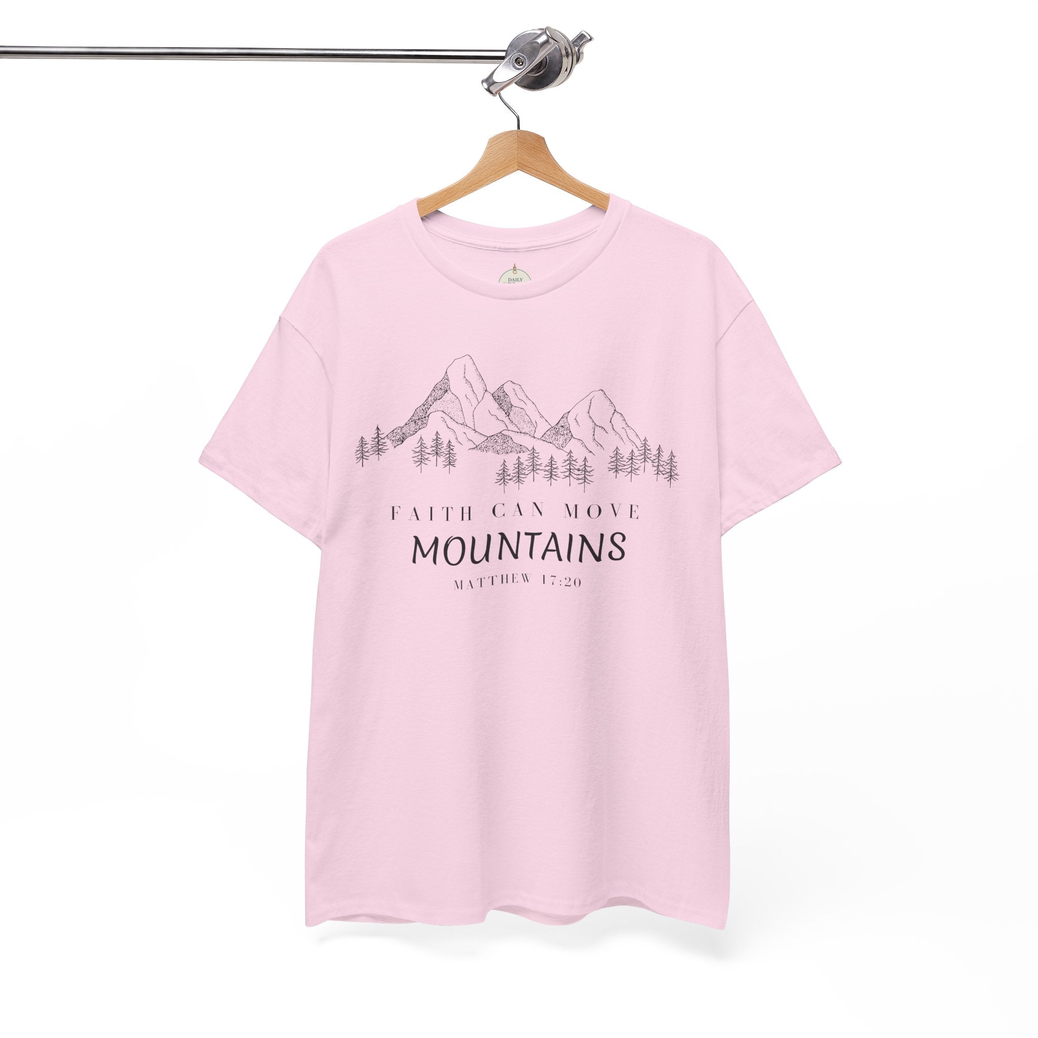Faith Can Move Mountains T-Shirt | Christian Women's Tee