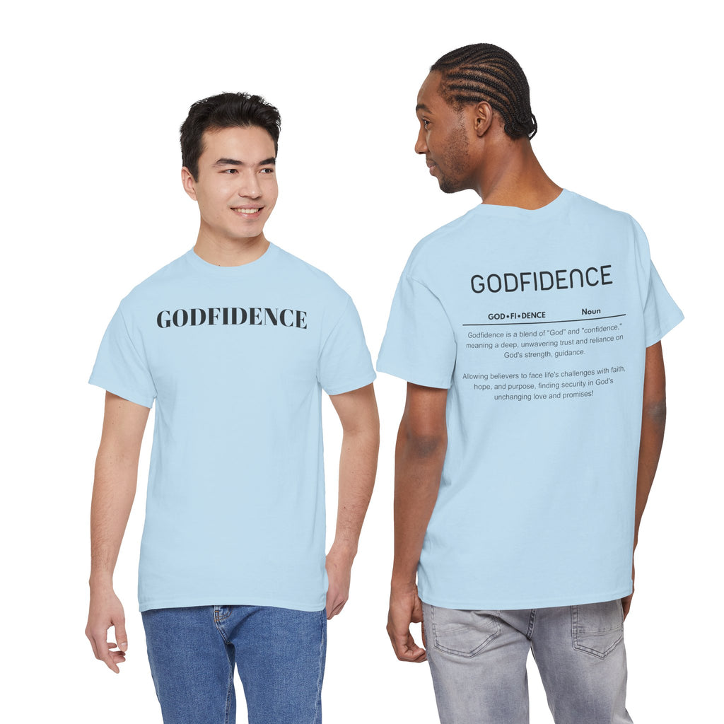 Godfidence definition tee | Christian faith shirt, faith-based typography