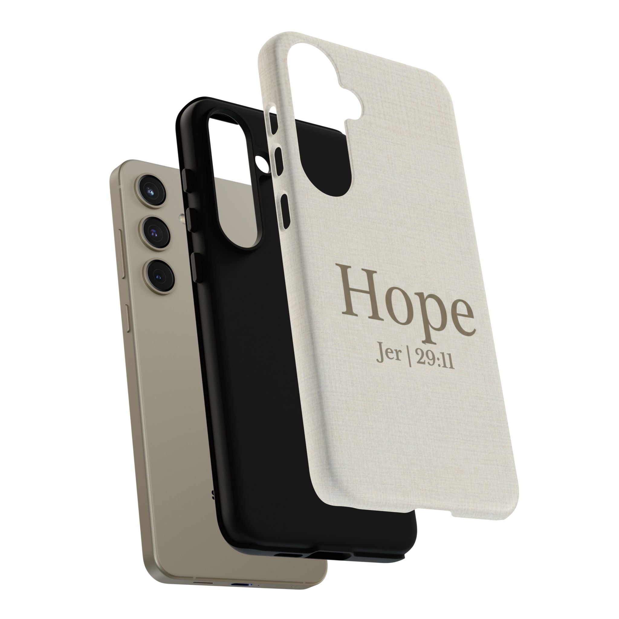 Hope (Jeremiah 29:11) Phone Case — Minimalist Christian Inspirational Cover