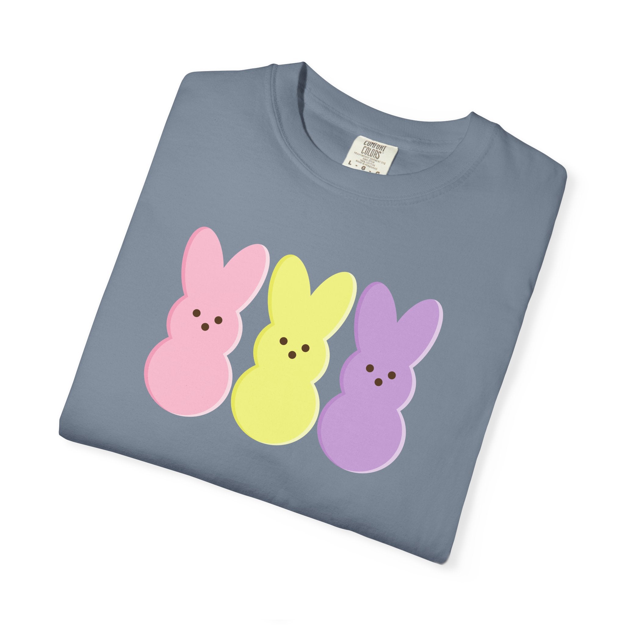 Easter Peeps Bunny T-Shirt — Pastel Marshmallow Bunny Tee (Comfort Colors)