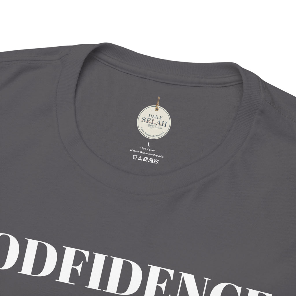Godfidence definition tee | Christian faith shirt, faith-based typography