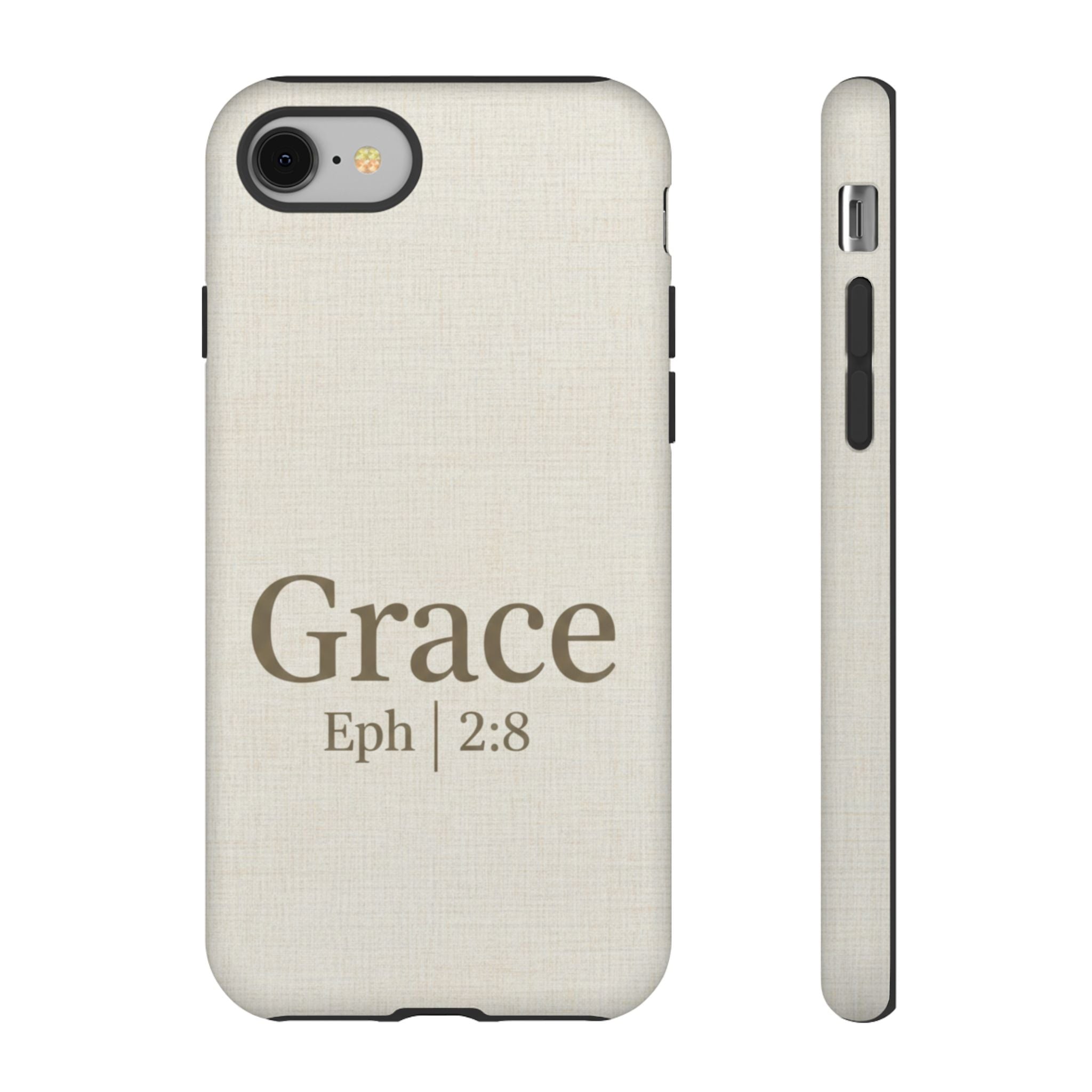 Grace (Ephesians 2:8) Phone Case — Minimalist Christian Inspirational Tough Case