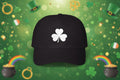 Embroidered Shamrock Dad Cap — St. Patrick’s Day Classic Green Baseball Hat