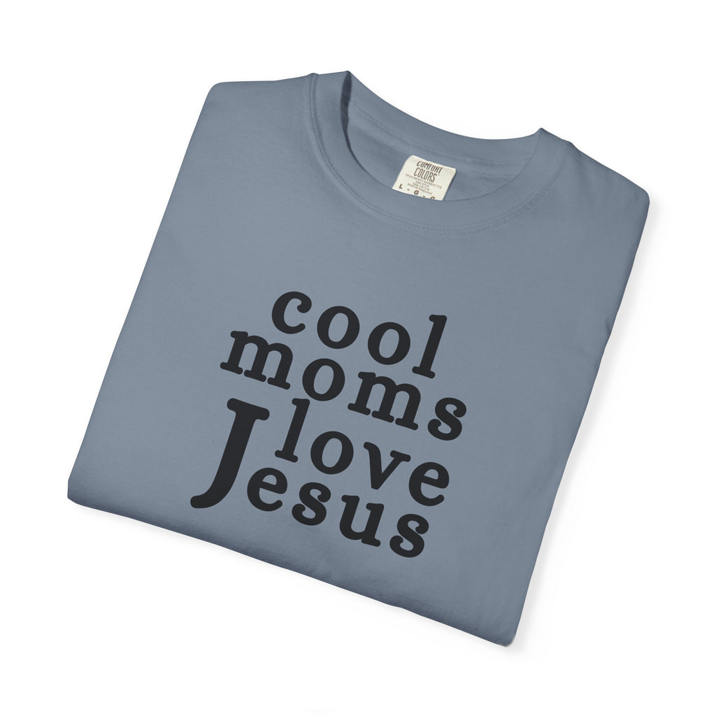 Christian Mom T-Shirt — "Cool Moms Love Jesus" Graphic Tee