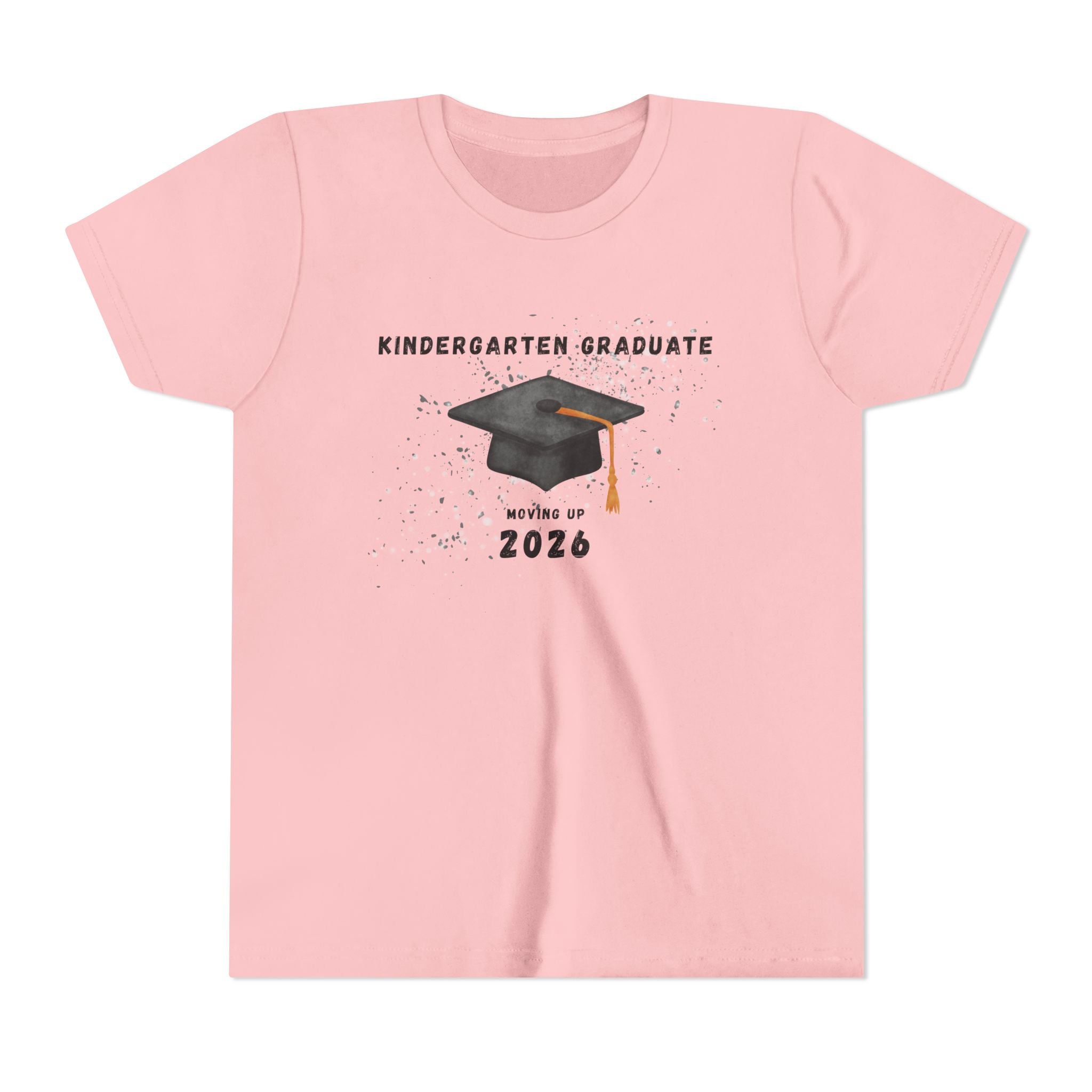 Kindergarten Graduate 2026 Youth Tee — Graduation Cap Graphic