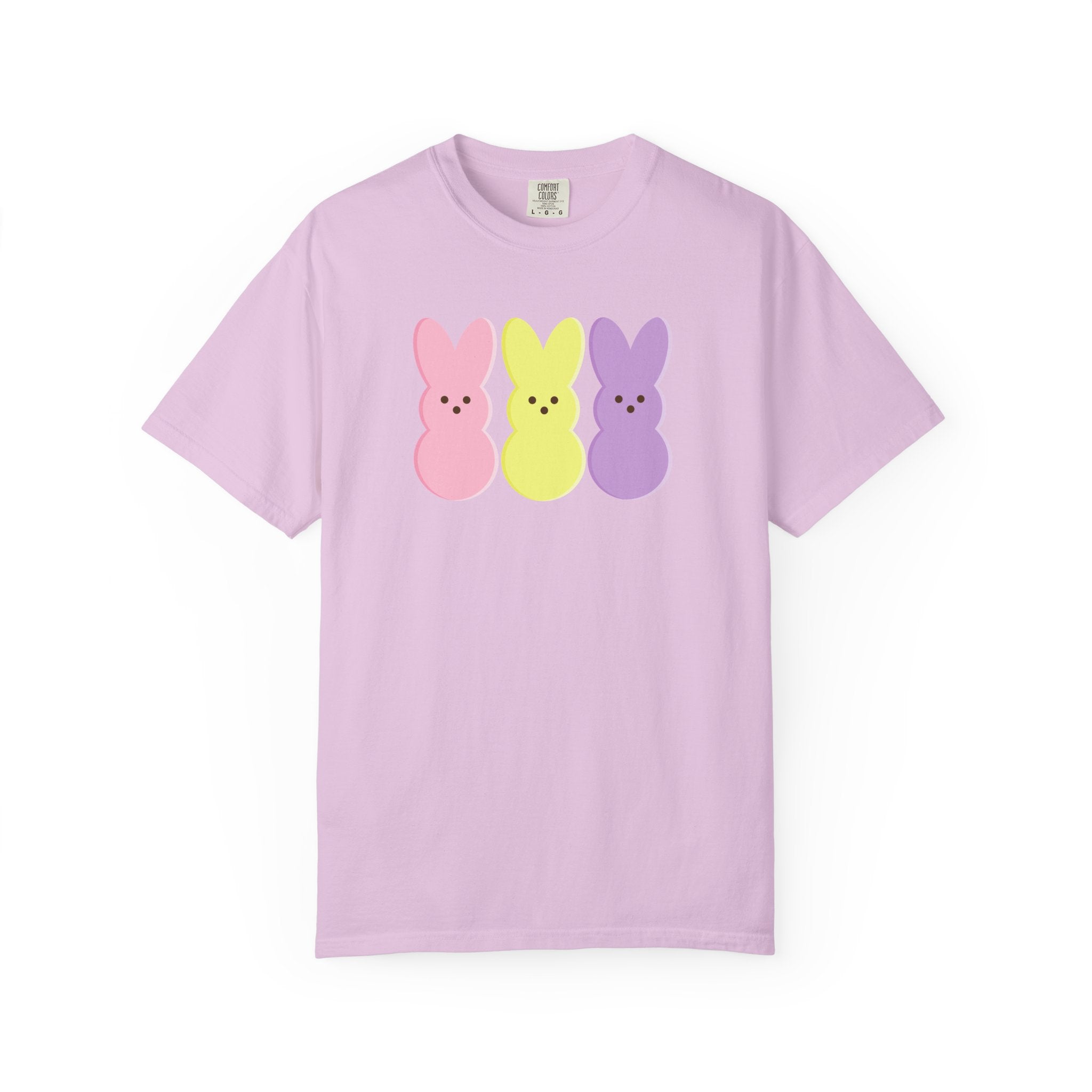 Easter Peeps Bunny T-Shirt — Pastel Marshmallow Bunny Tee (Comfort Colors)