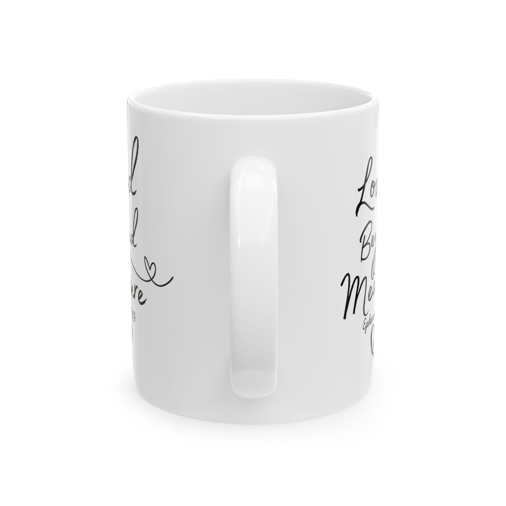 Faith & Love Ceramic Mug — Inspirational Scripture Coffee Cup (11oz, 15oz)