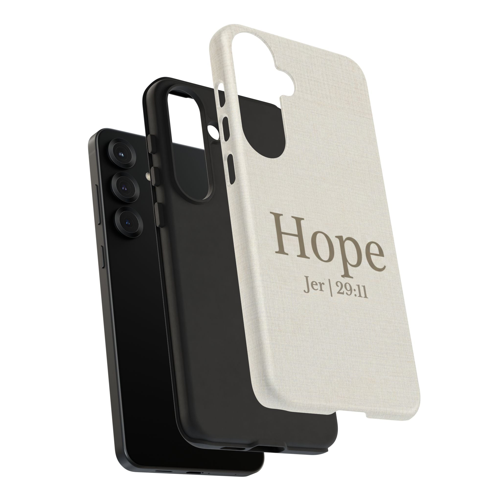 Hope (Jeremiah 29:11) Phone Case — Minimalist Christian Inspirational Cover