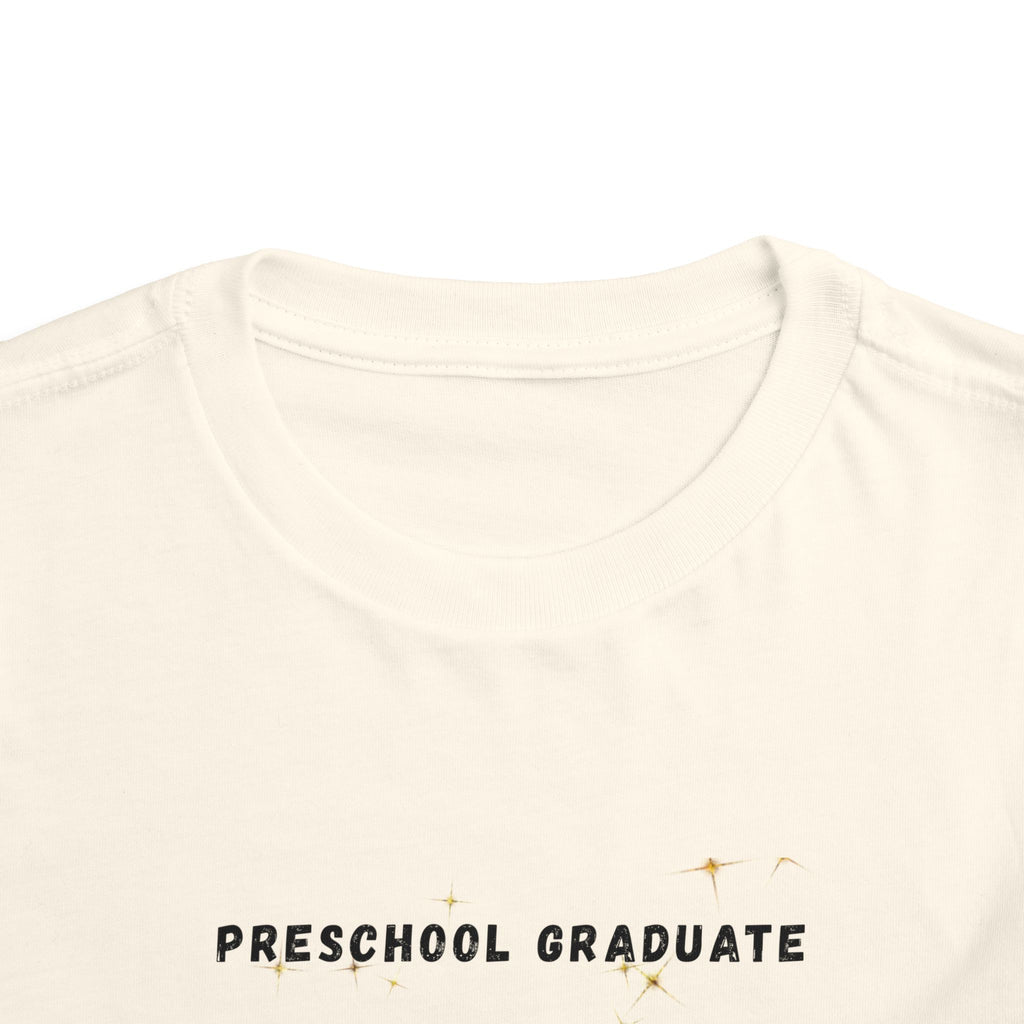 Preschool Graduate 2026 Toddler Tee — Pink Graduation Cap Shirt