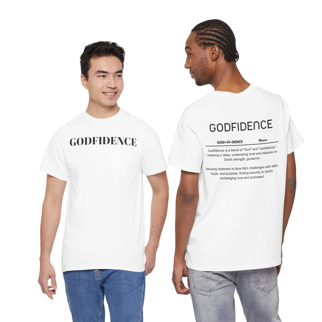 Godfidence definition tee | Christian faith shirt, faith-based typography