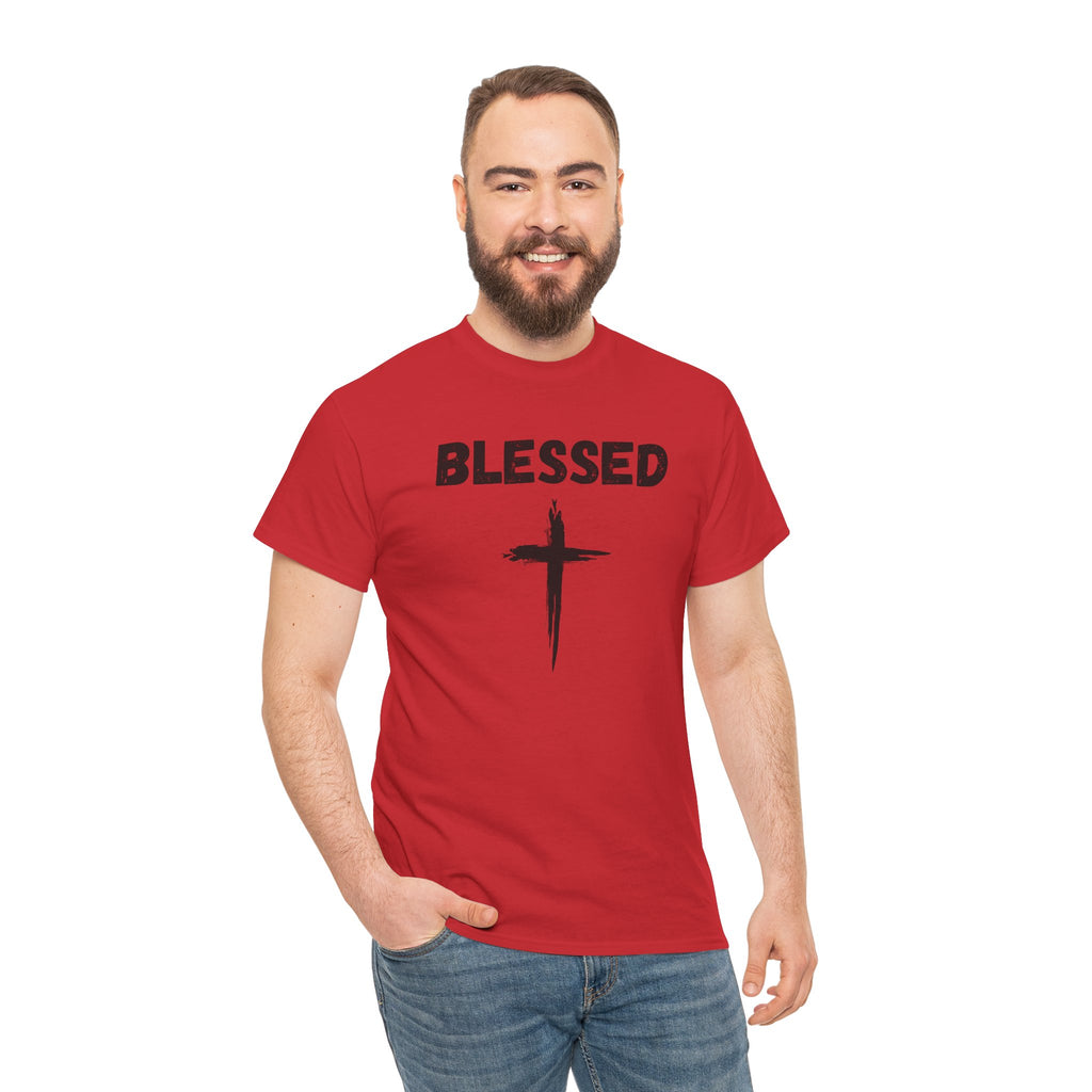 Blessed Cross T-Shirt — Christian Faith Tee