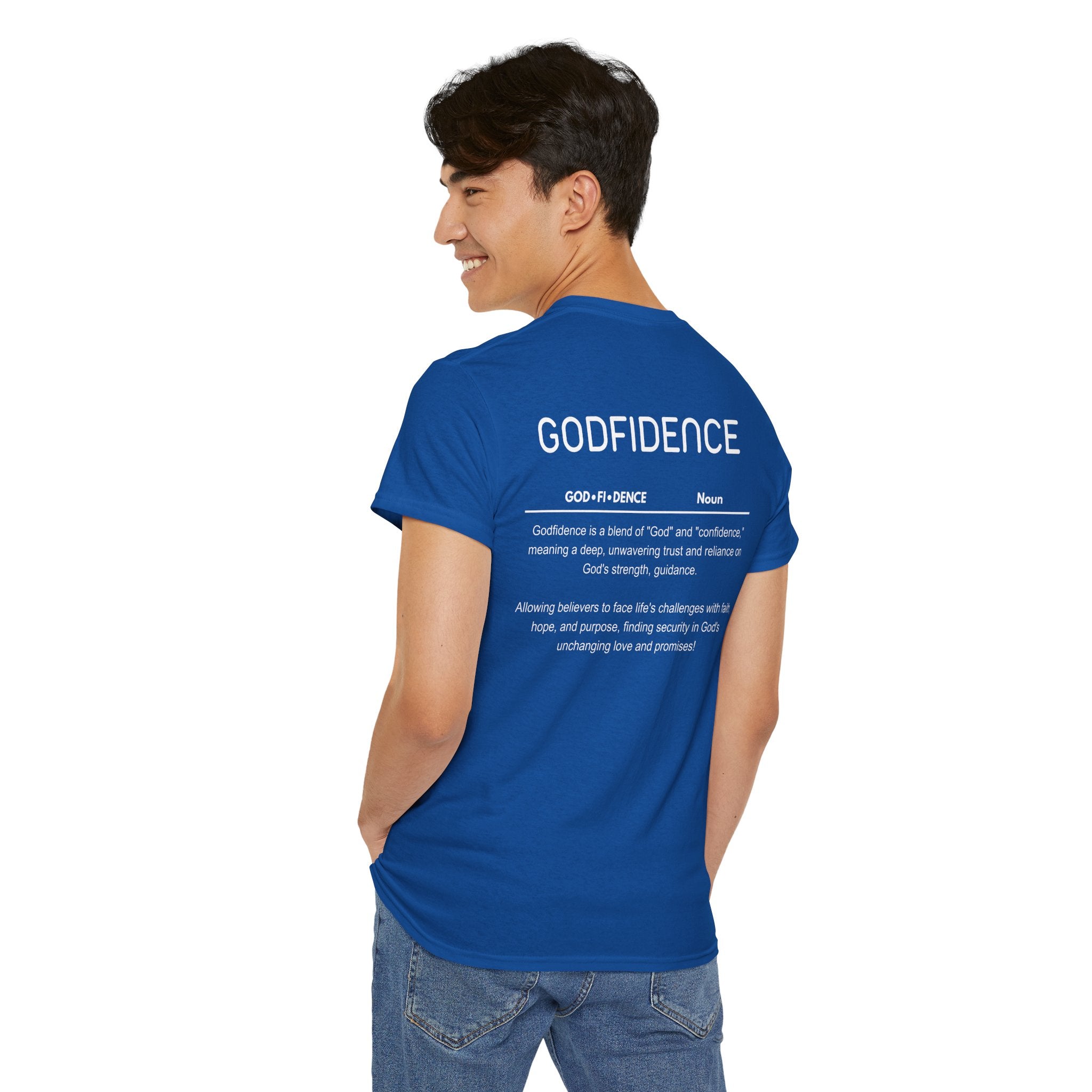 Godfidence definition tee | Christian faith shirt, faith-based typography