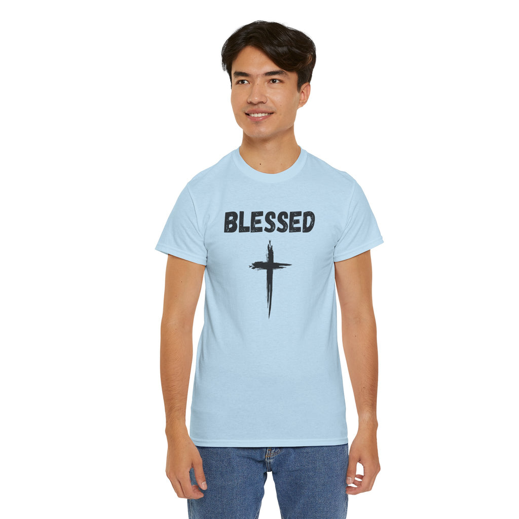 Blessed Cross T-Shirt — Christian Faith Tee