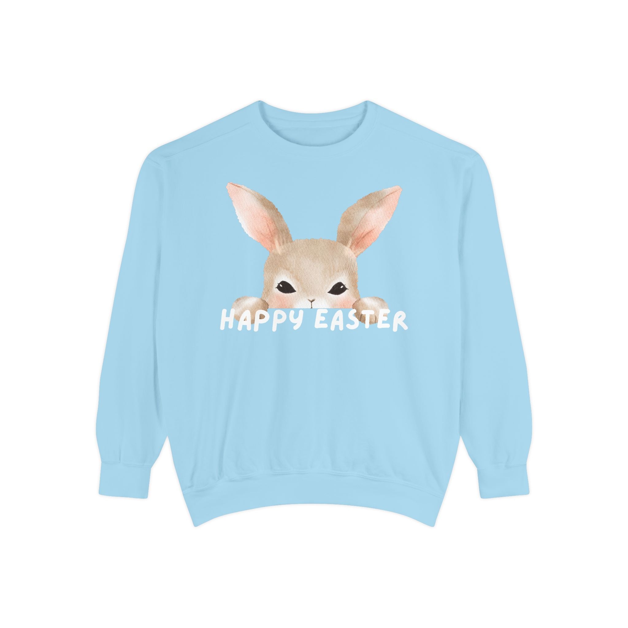 Easter Bunny Sweatshirt - 'Happy Easter' Cozy Holiday Pullover
