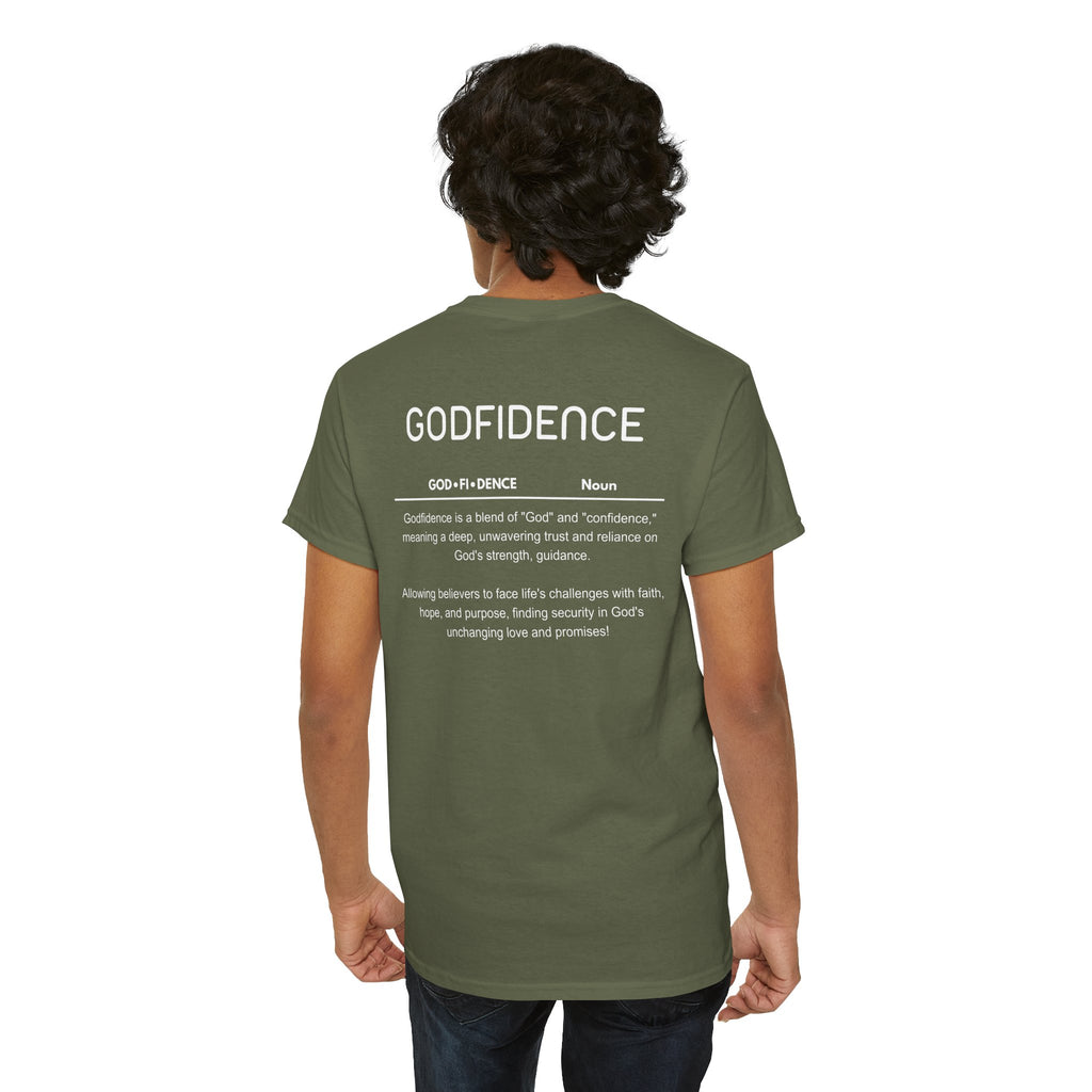 Godfidence definition tee | Christian faith shirt, faith-based typography