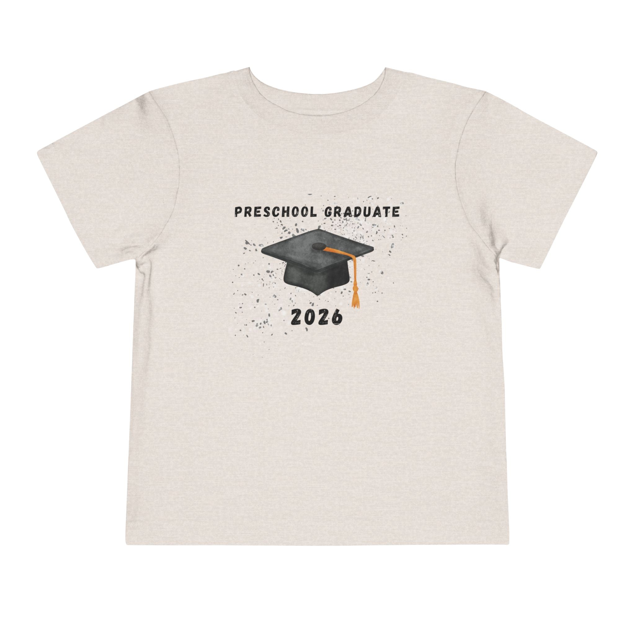Preschool Graduate 2026 Toddler Tee - Graduation Cap Celebration Shirt