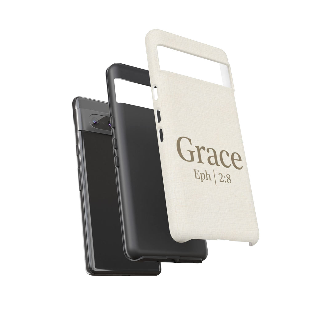 Grace (Ephesians 2:8) Phone Case — Minimalist Christian Inspirational Tough Case