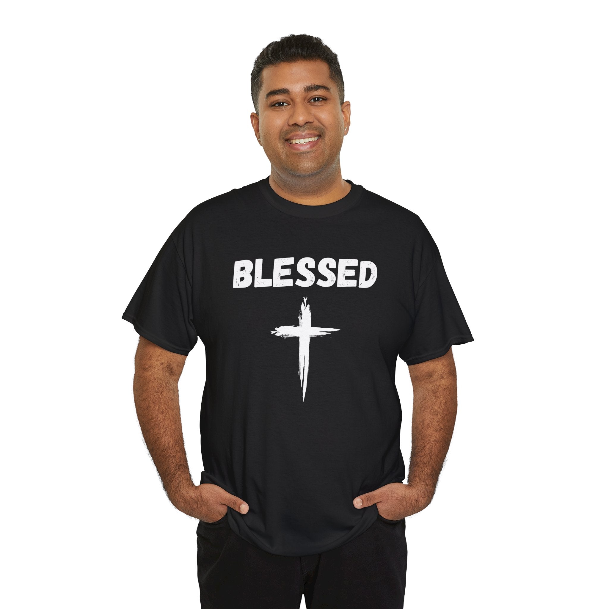 Blessed Cross T-Shirt — Christian Faith Tee