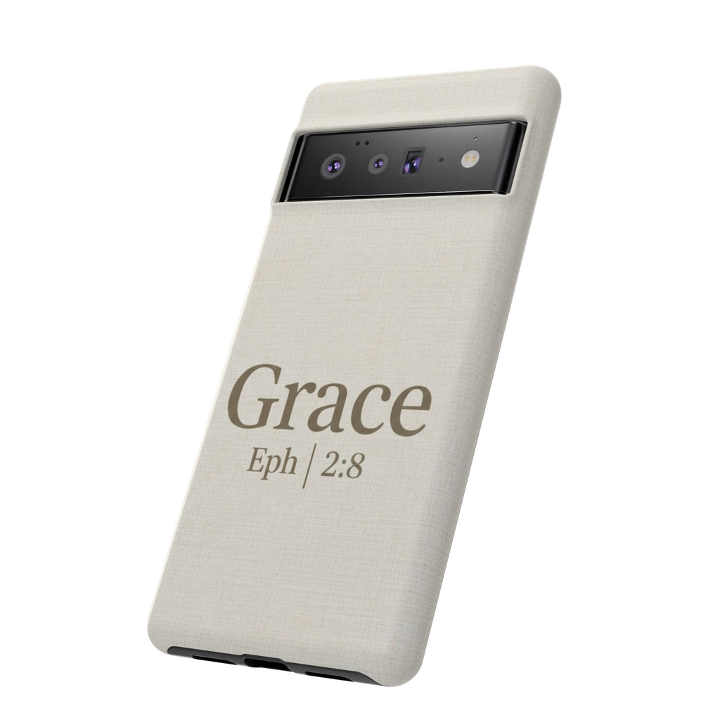 Grace (Ephesians 2:8) Phone Case — Minimalist Christian Inspirational Tough Case