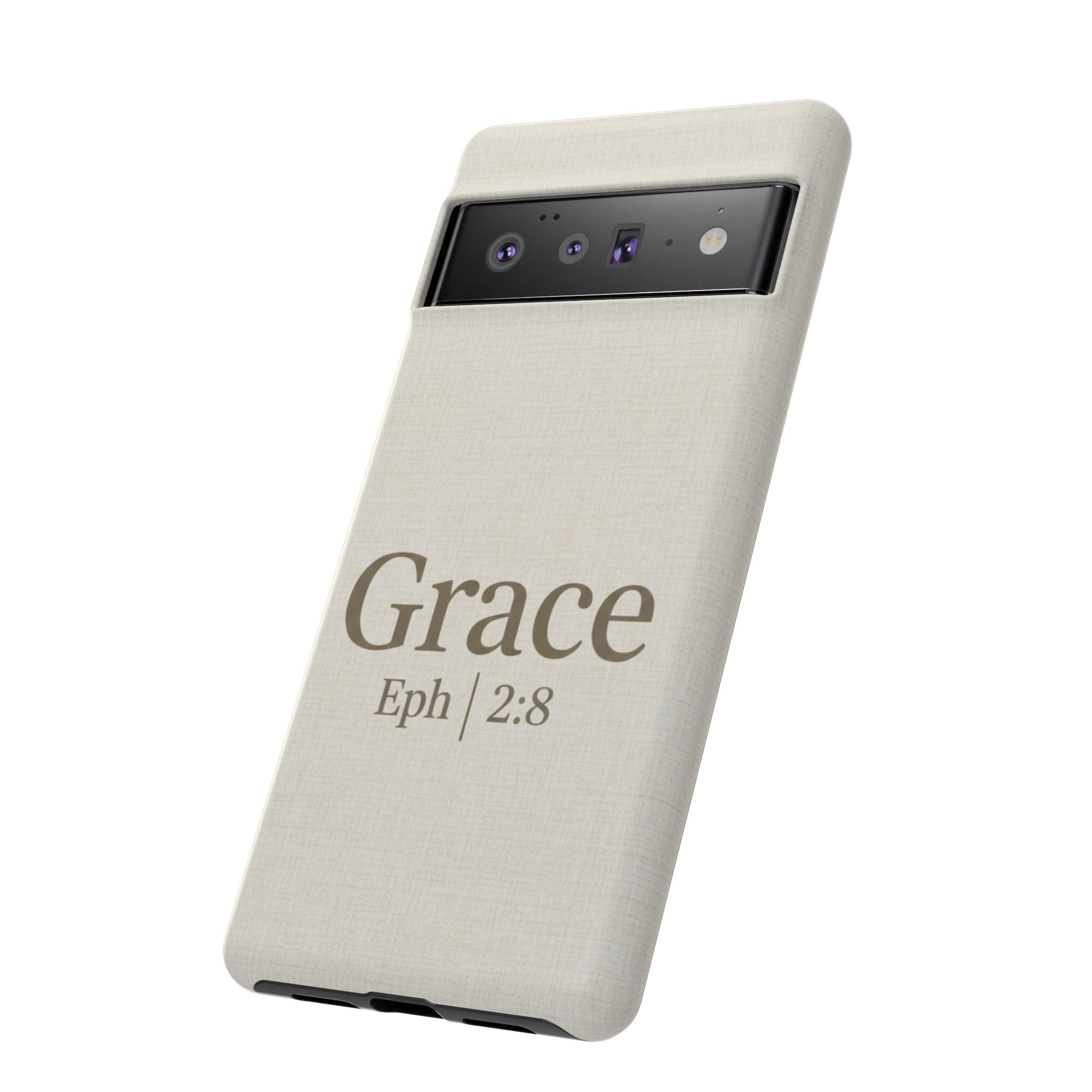 Grace (Ephesians 2:8) Phone Case — Minimalist Christian Inspirational Tough Case