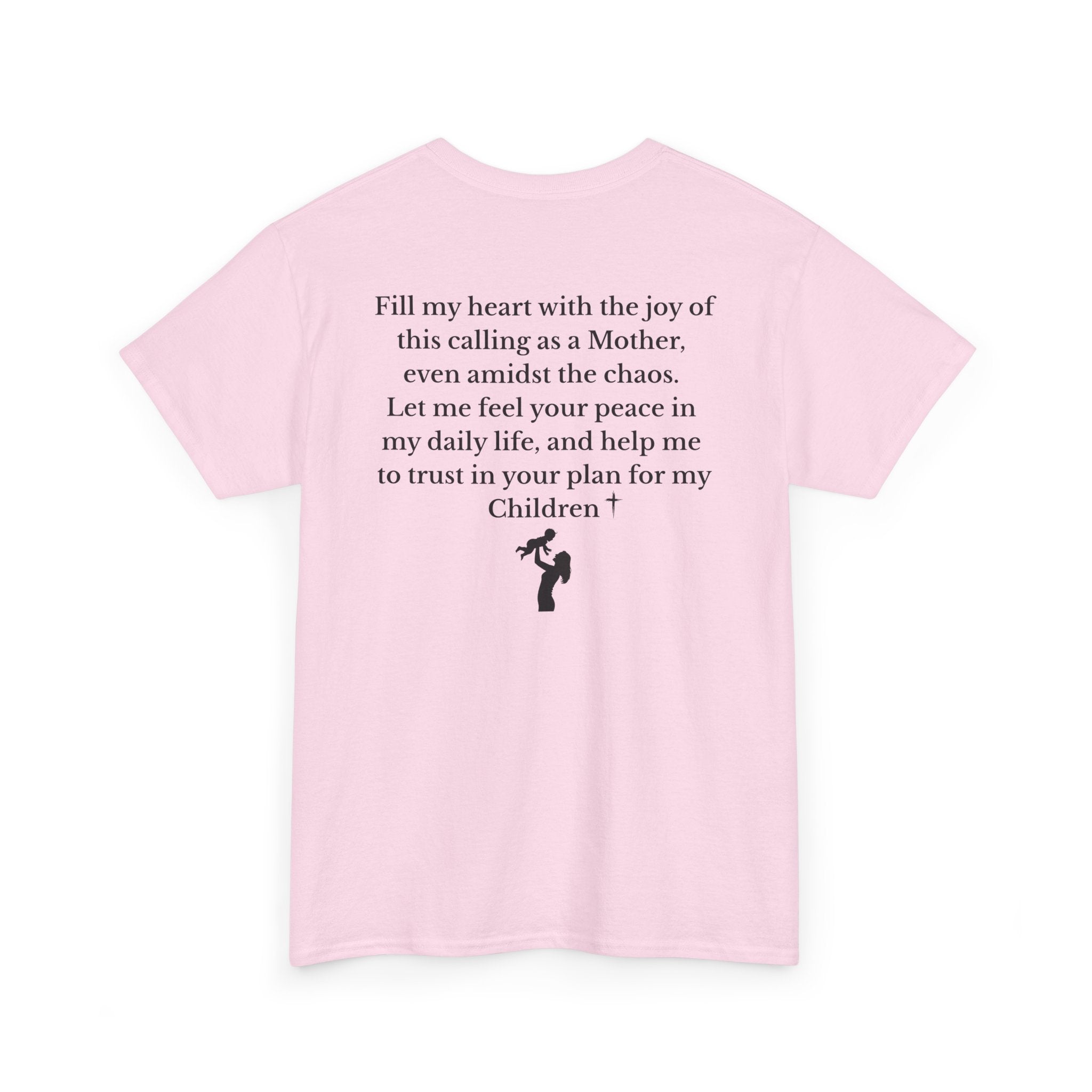 Mama Prayer T-Shirt — Front and Back Design Inspirational Christian Mom Tee with Back Prayer Quote - Mother's Day Gift