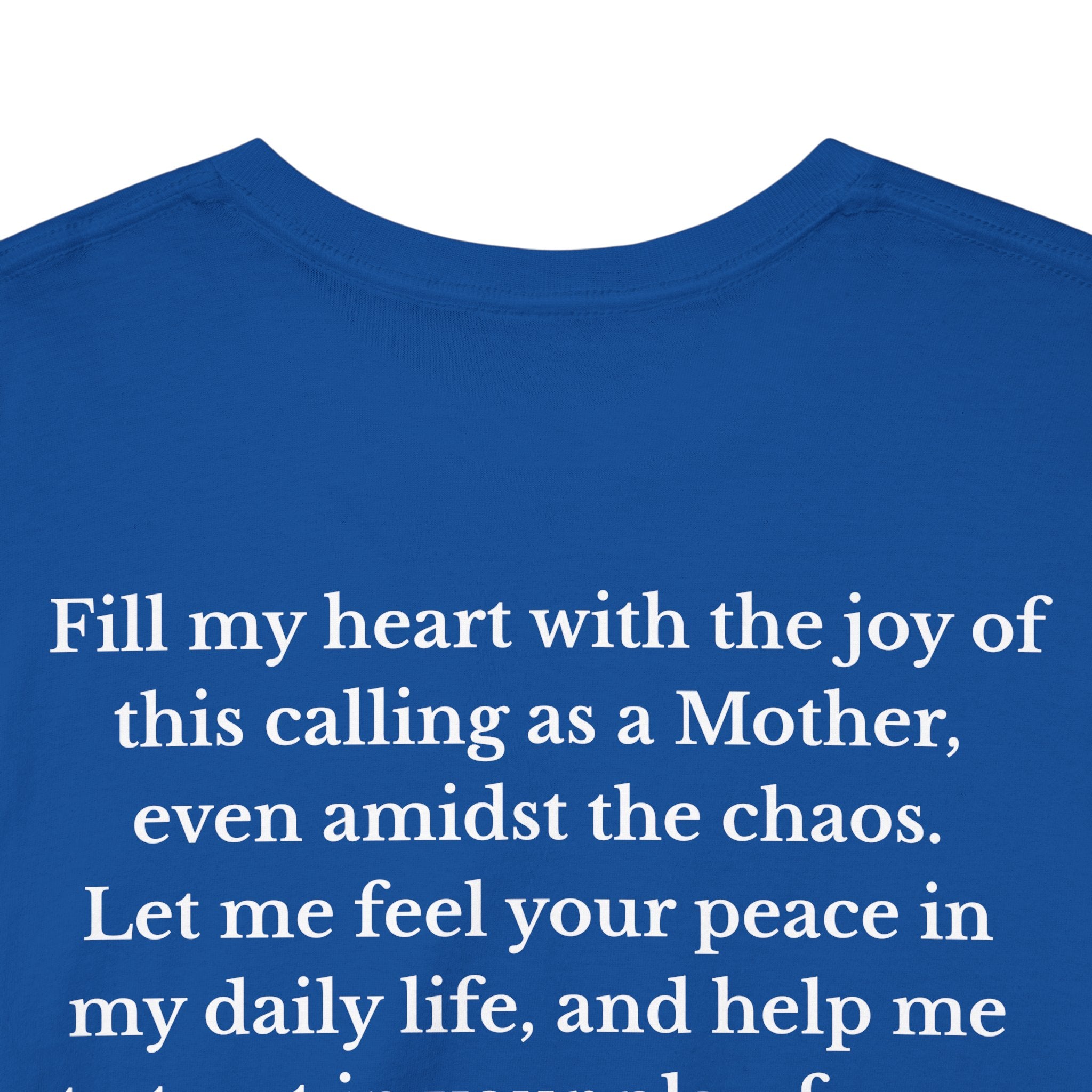 Mama Prayer T-Shirt — Front and Back Design Inspirational Christian Mom Tee with Back Prayer Quote - Mother's Day Gift