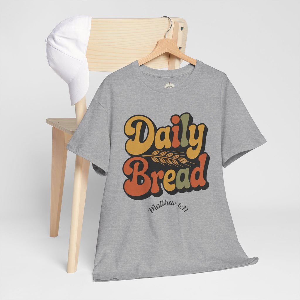 Daily Bread Shirt, Matthew 6:11, Retro Christian Shirt, Vintage Faith Shirt, Lord's Prayer Shirt, Christian Gift, Scripture Shirt