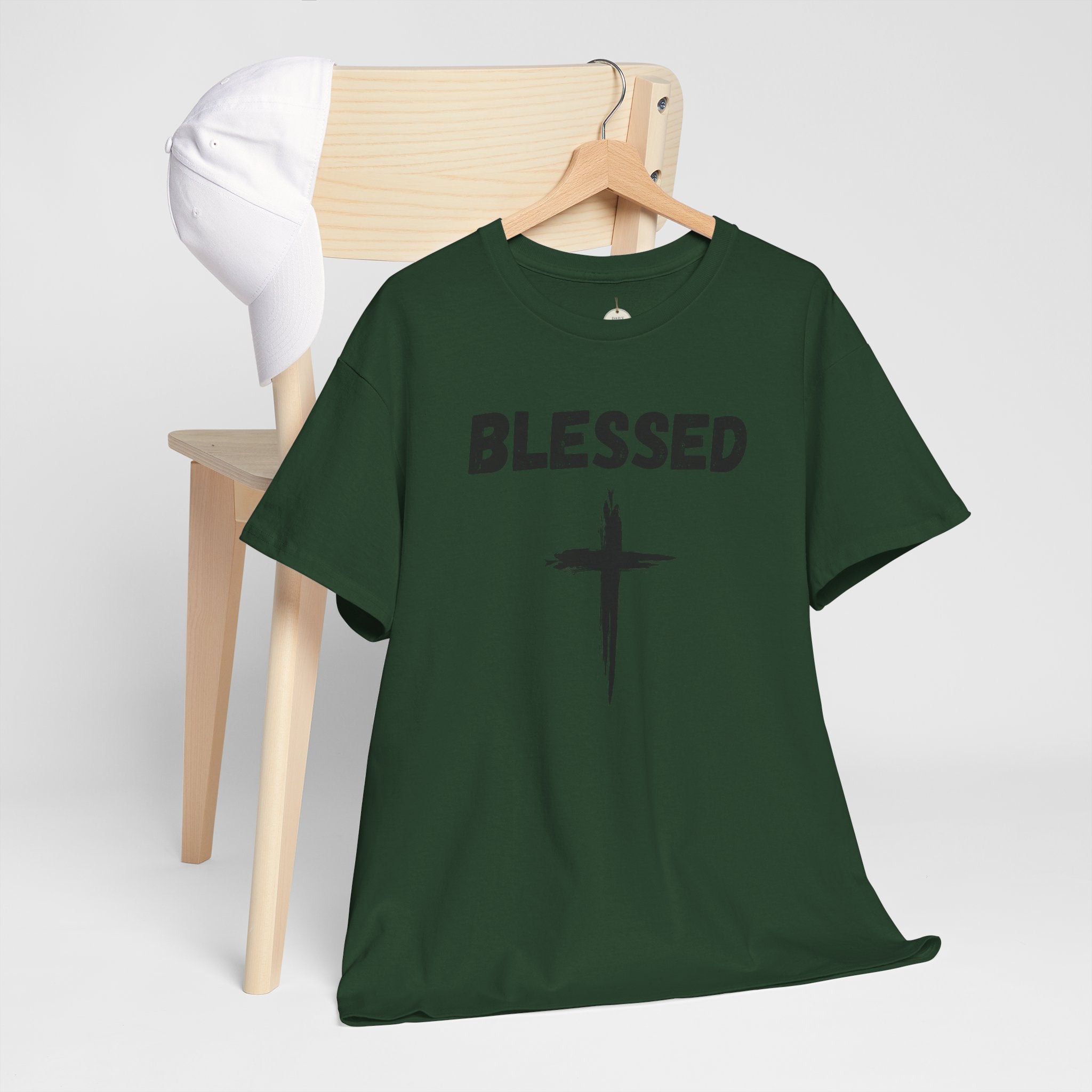 Blessed Cross T-Shirt — Christian Faith Tee