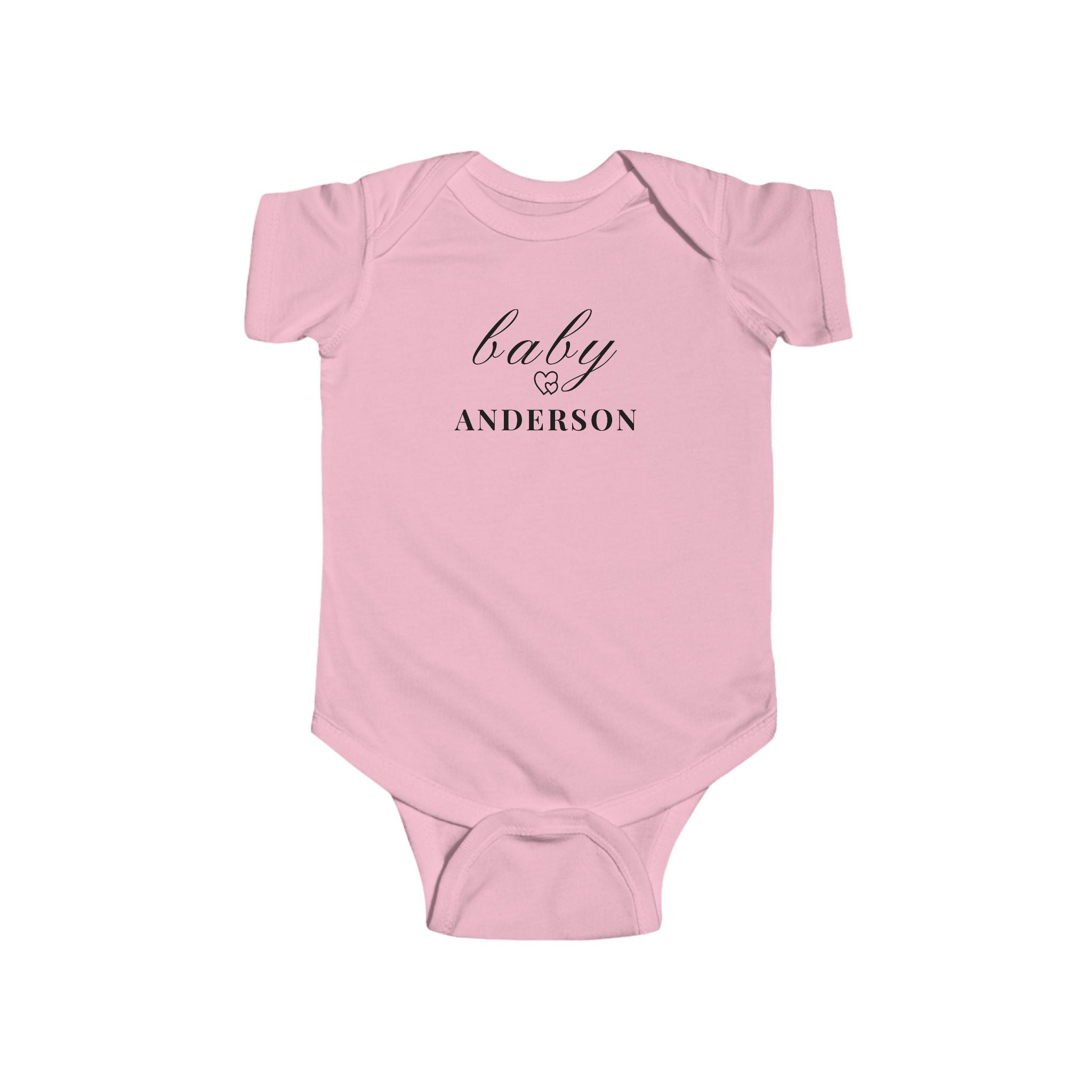 Personalized 'baby & NAME' Infant Bodysuit — Custom Name Baby Onesie