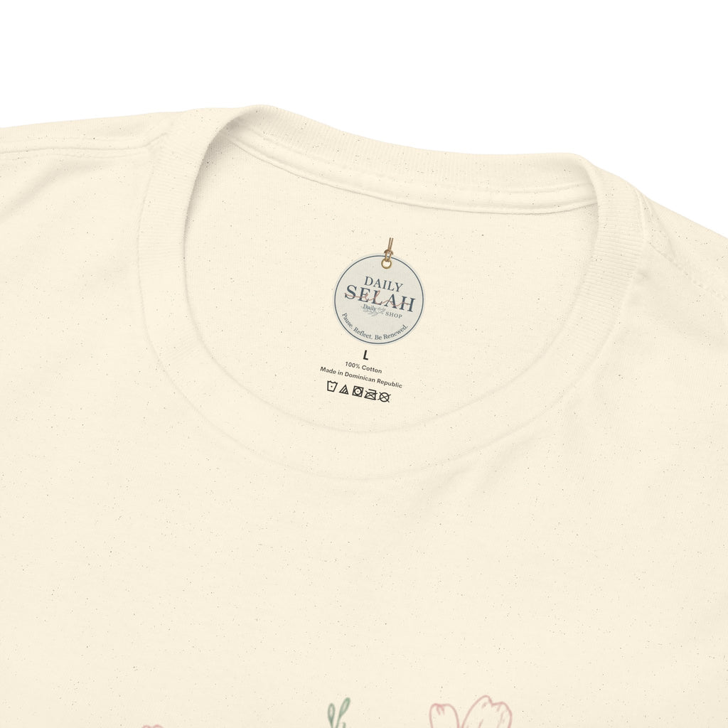 Grace Upon Grace Tee — John 1:16 Floral Christian T-Shirt