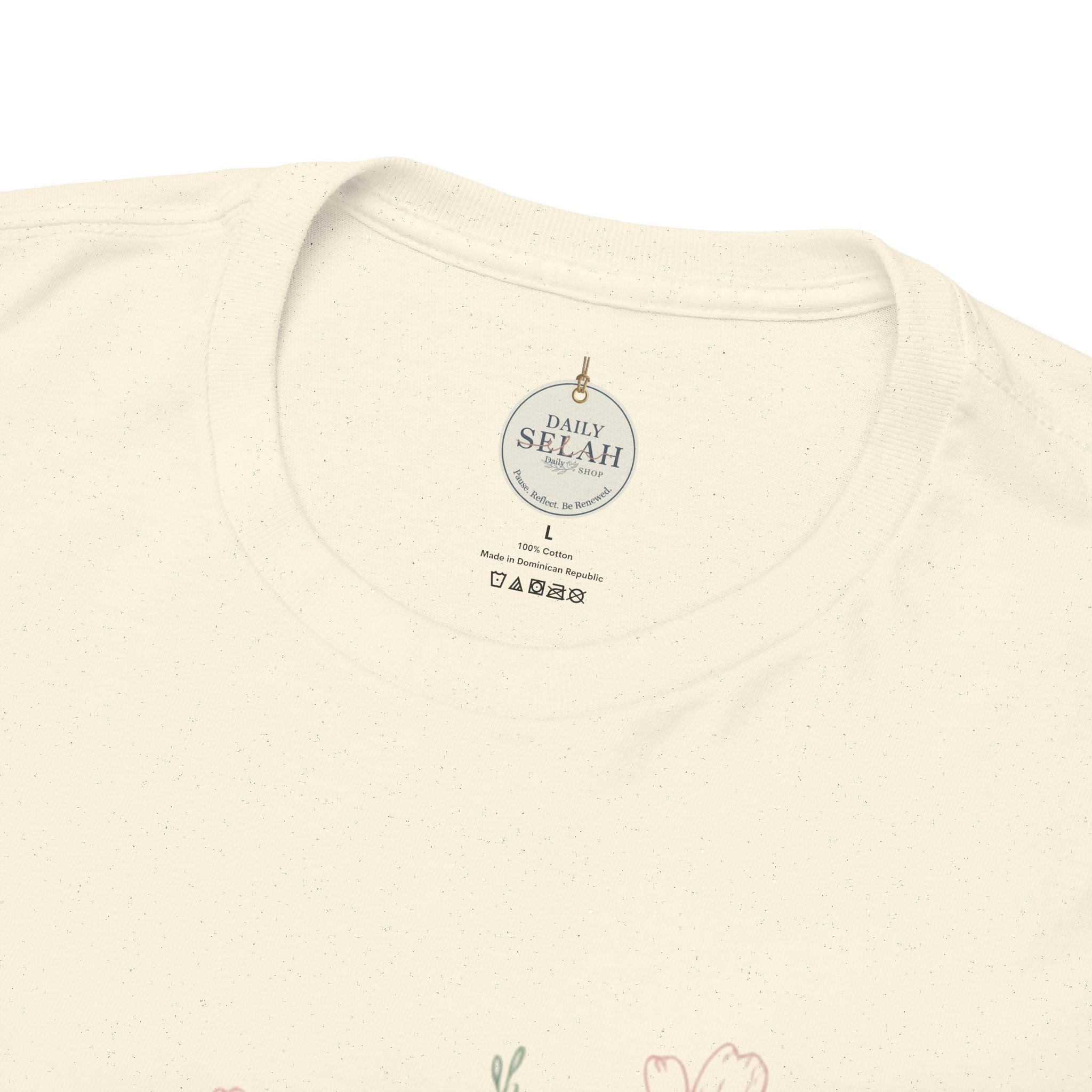 Grace Upon Grace Tee — John 1:16 Floral Christian T-Shirt