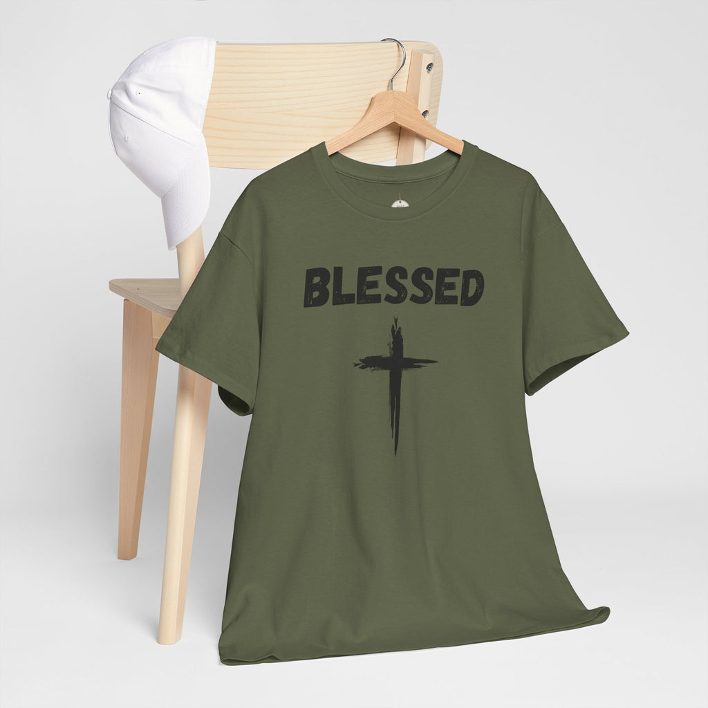 Blessed Cross T-Shirt — Christian Faith Tee