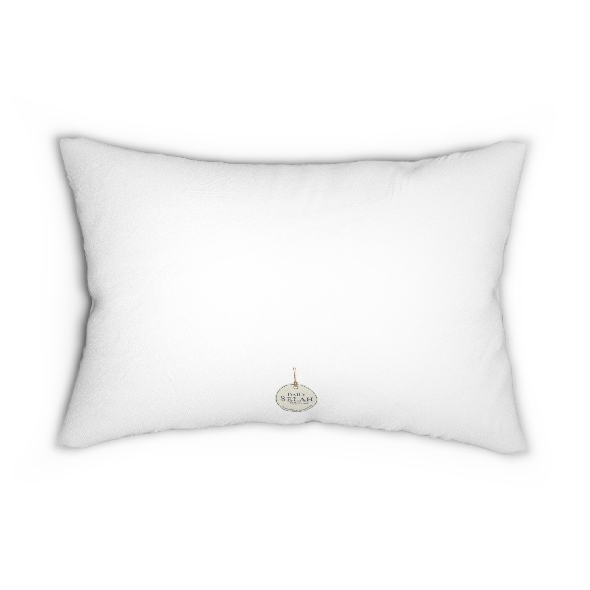 Selah Lumbar Pillow – Minimalist Faith-Inspired Accent Pillow