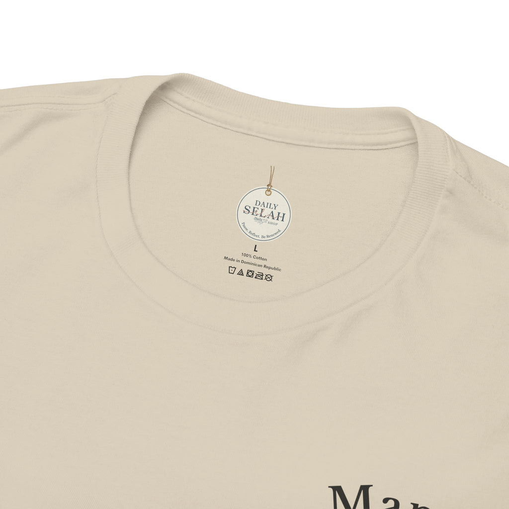 Mama Prayer T-Shirt — Front and Back Design Inspirational Christian Mom Tee with Back Prayer Quote - Mother's Day Gift