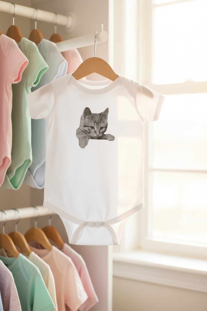 Kitten Paw Infant Bodysuit – Cute Cat Baby Onesie