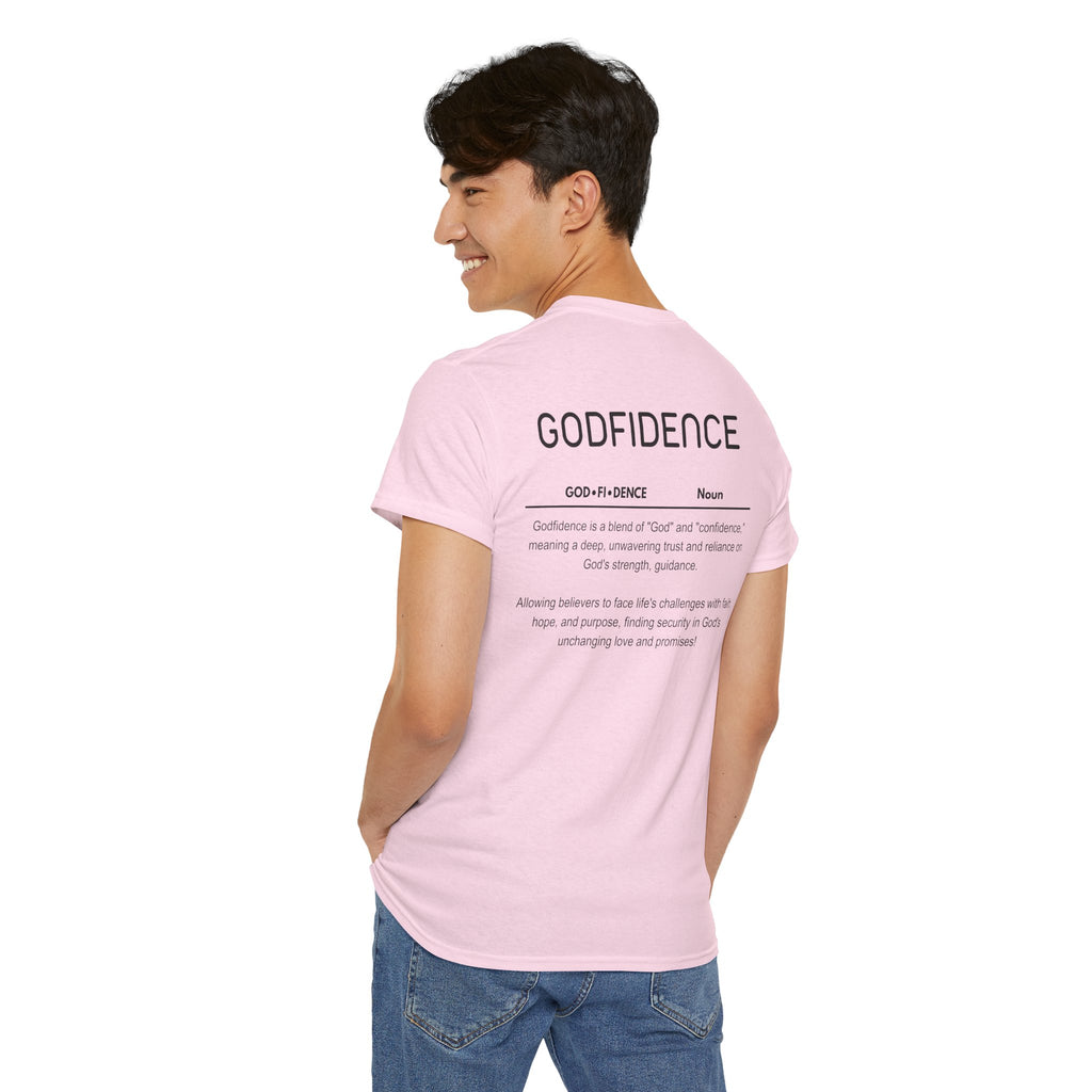 Godfidence definition tee | Christian faith shirt, faith-based typography