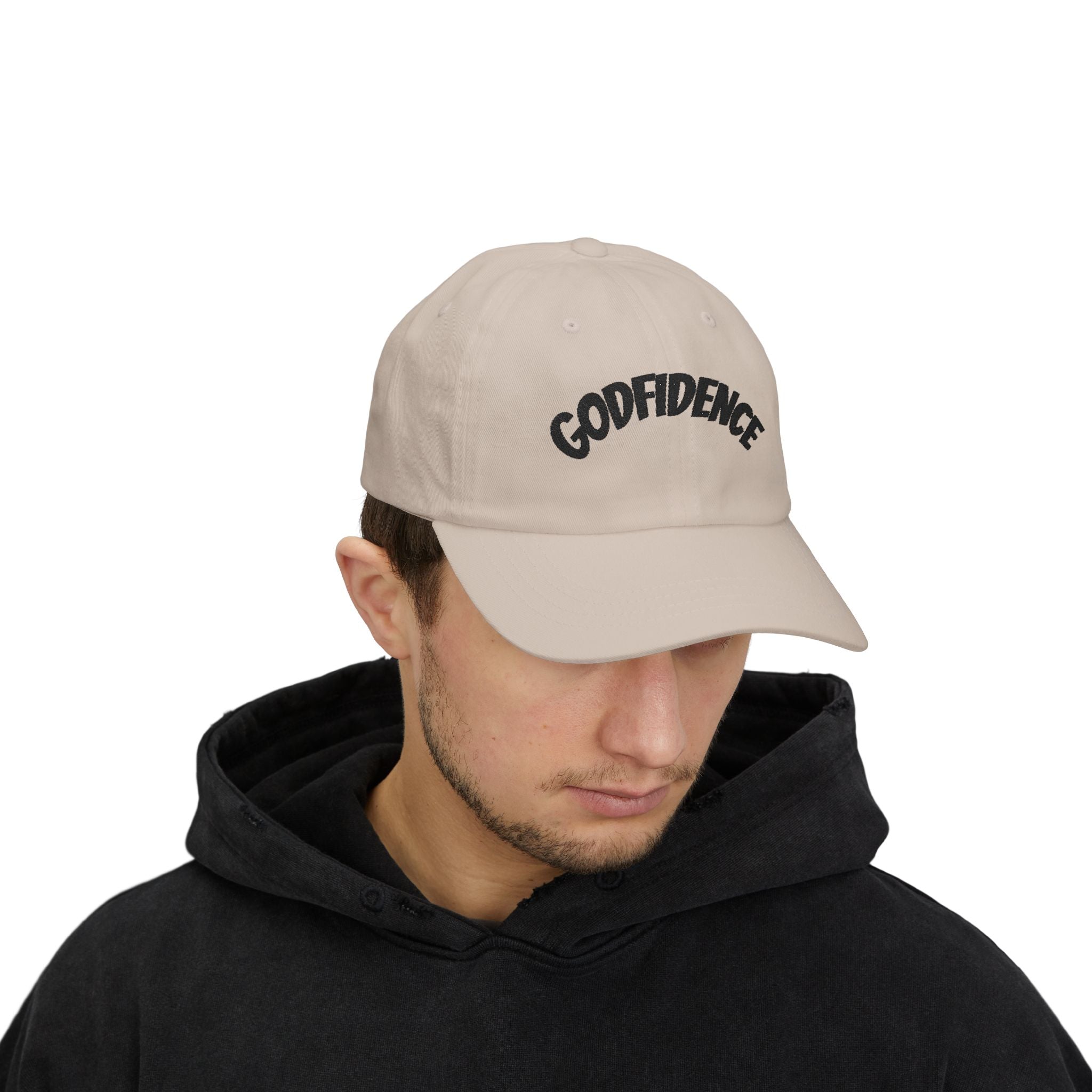Dad Cap — "GODFIDENCE" Embroidered Baseball Hat
