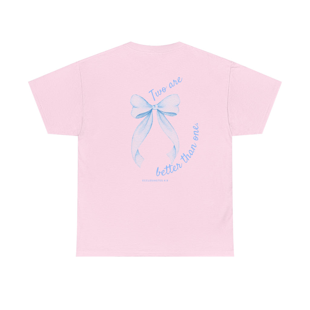 "Christian Bride Shirt | Two Are Better Than One | Ecclesiastes 4:9 | Bride to Be | Faith Wedding Gift | Bridal Shower Shirt"