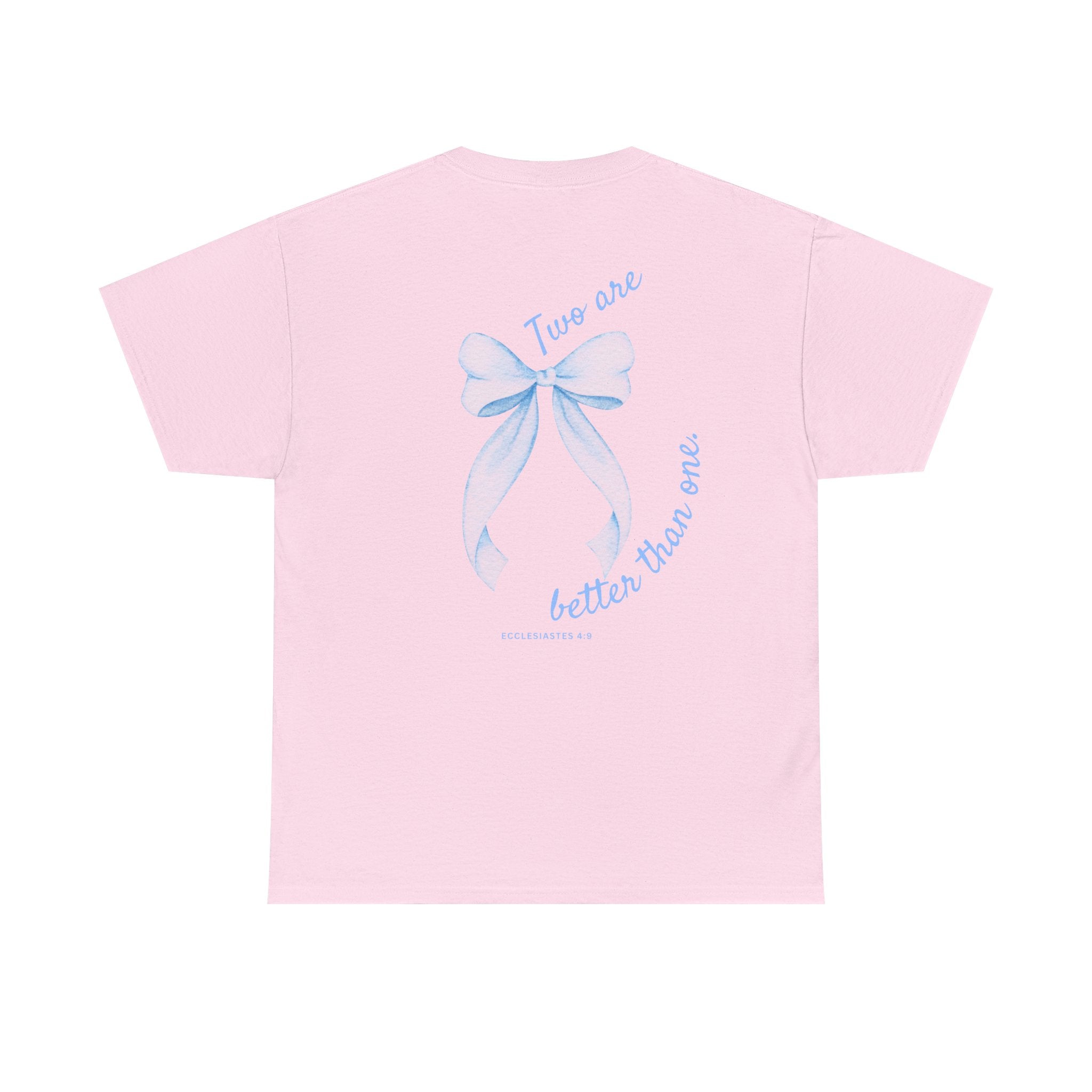 "Christian Bride Shirt | Two Are Better Than One | Ecclesiastes 4:9 | Bride to Be | Faith Wedding Gift | Bridal Shower Shirt"