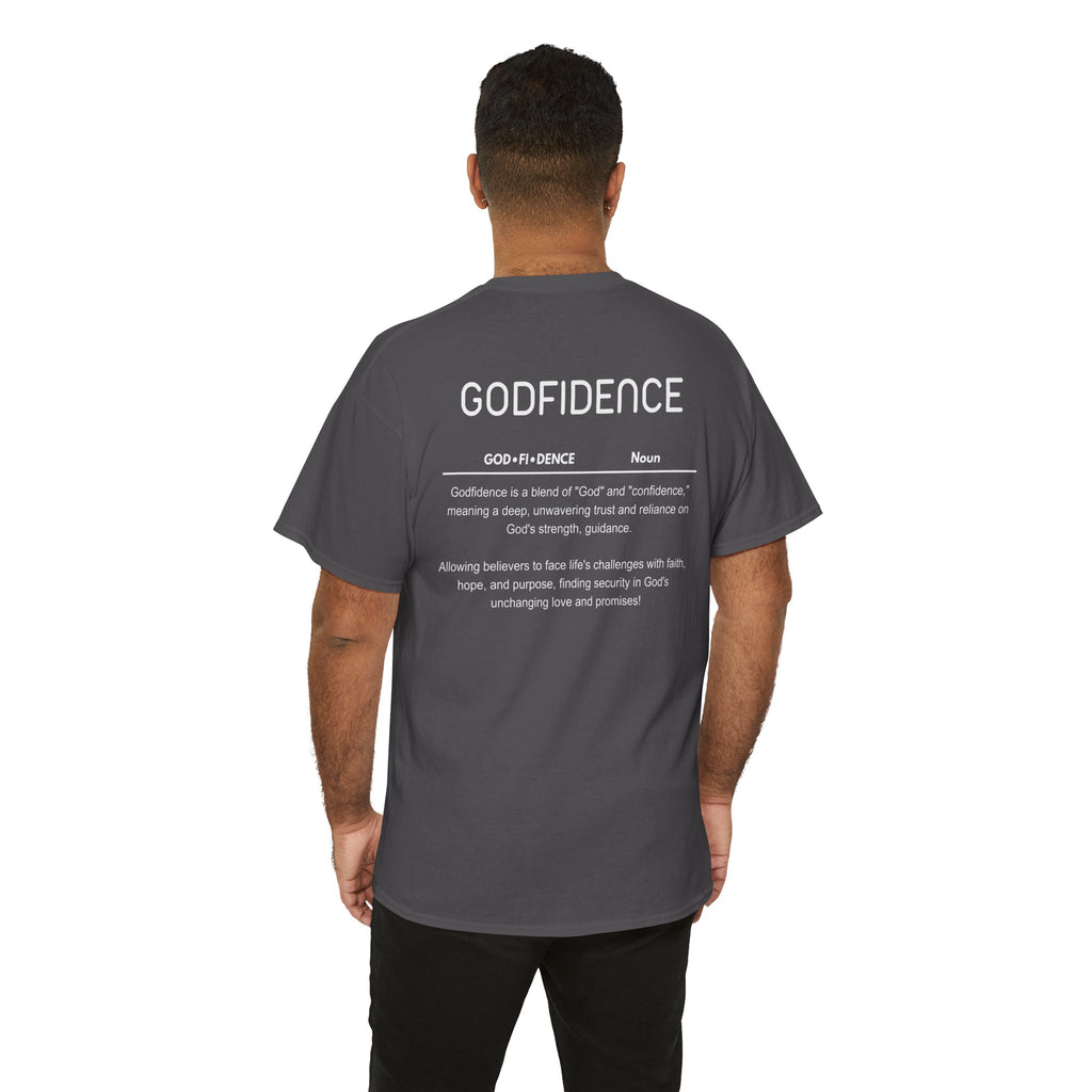 Godfidence definition tee | Christian faith shirt, faith-based typography