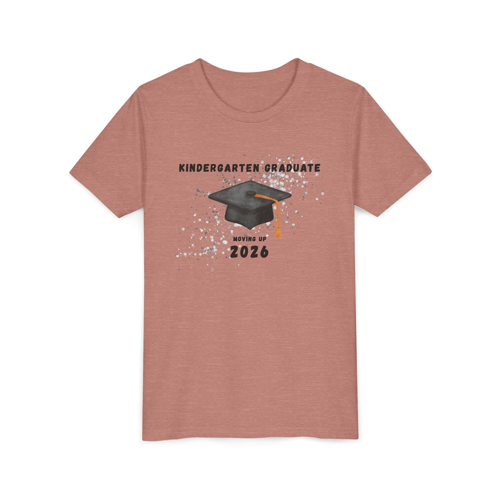 Kindergarten Graduate 2026 Youth Tee — Graduation Cap Graphic