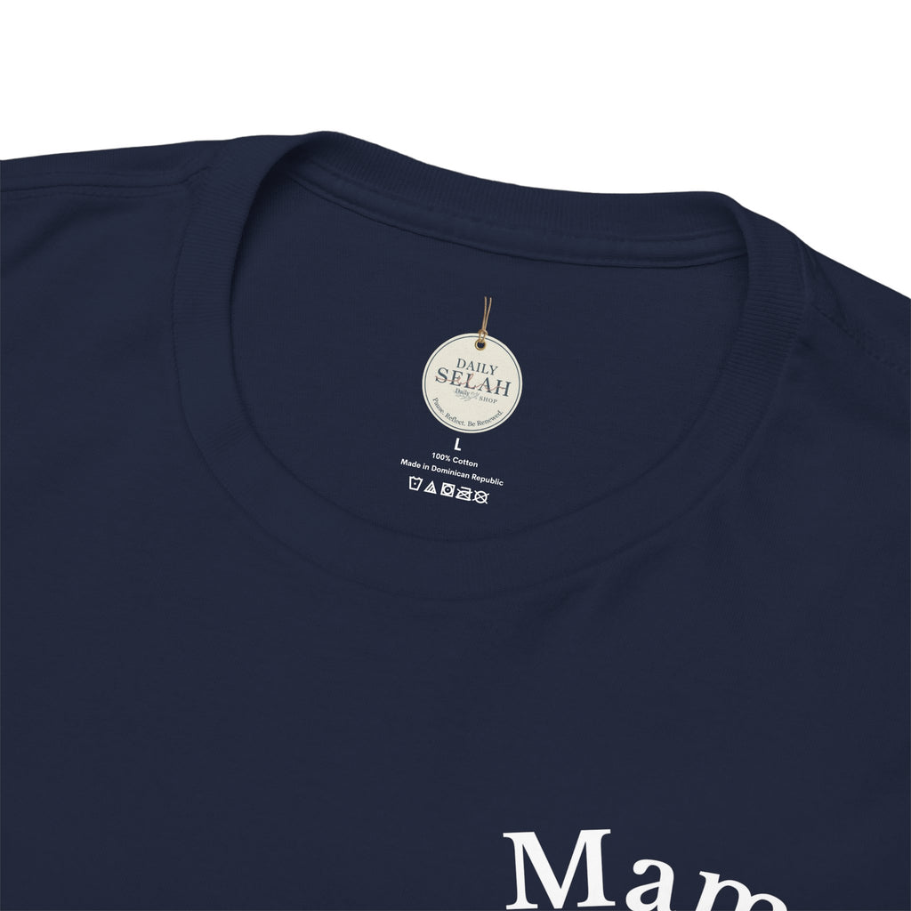 Mama Prayer T-Shirt — Front and Back Design Inspirational Christian Mom Tee with Back Prayer Quote - Mother's Day Gift