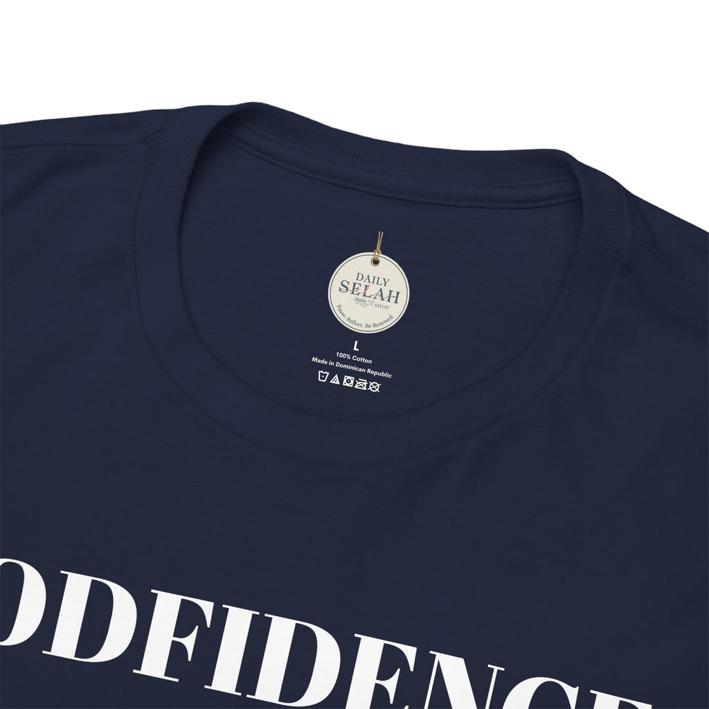 Godfidence definition tee | Christian faith shirt, faith-based typography