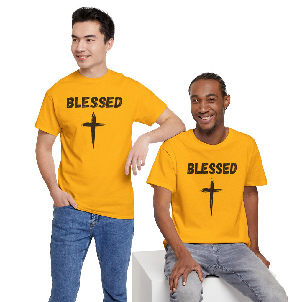 Blessed Cross T-Shirt — Christian Faith Tee