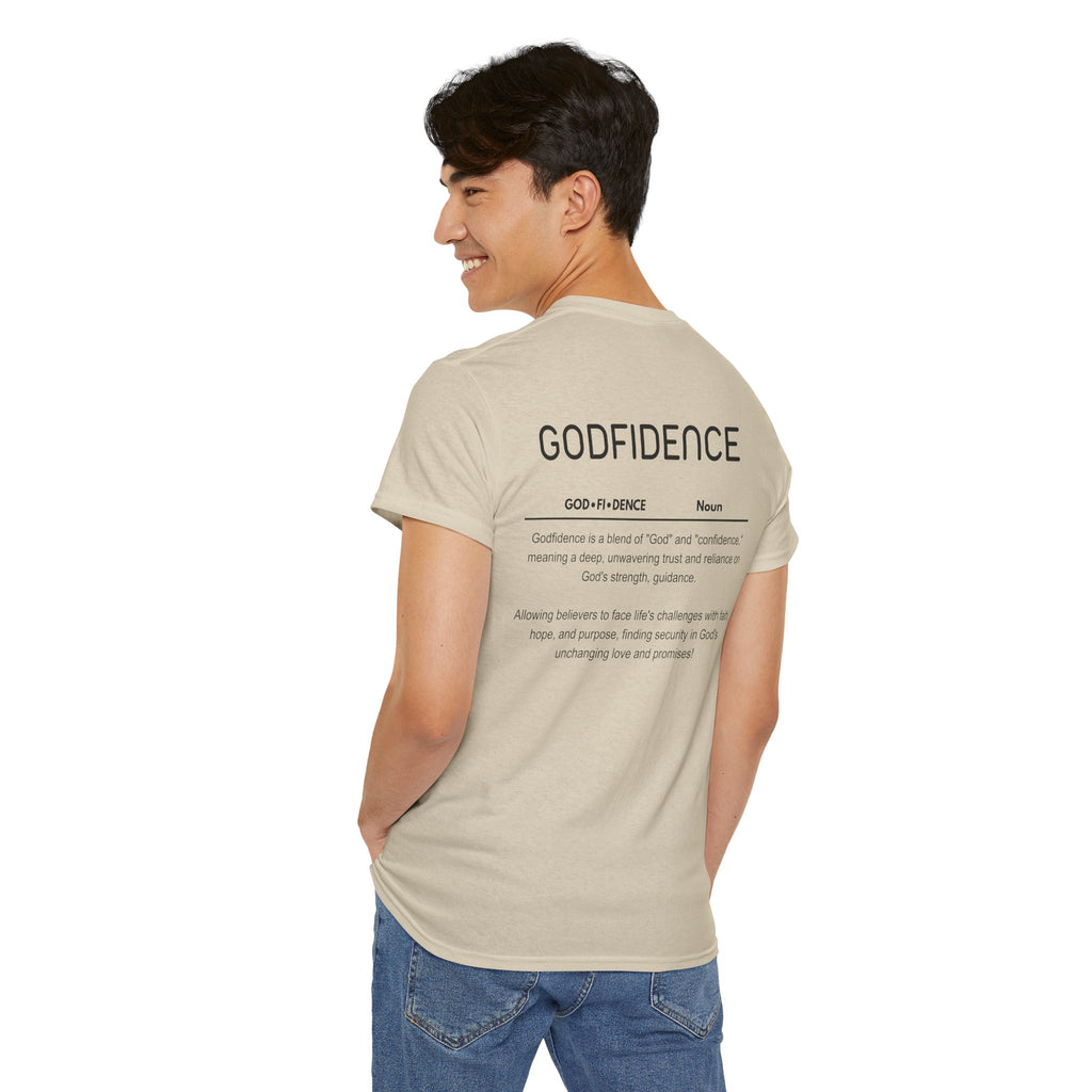 Godfidence definition tee | Christian faith shirt, faith-based typography